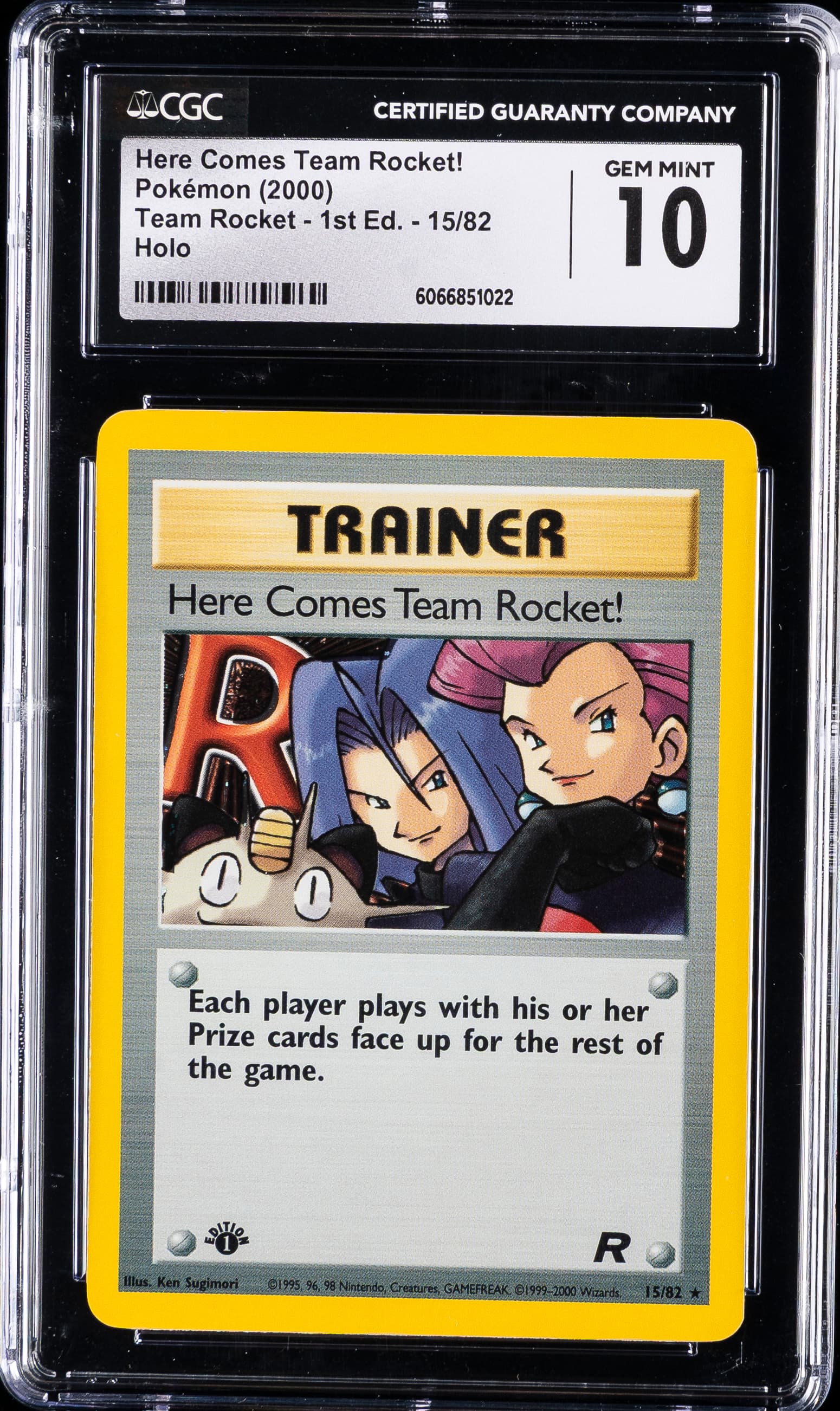 Here Comes Team Rocket!-Holo 1st Edition