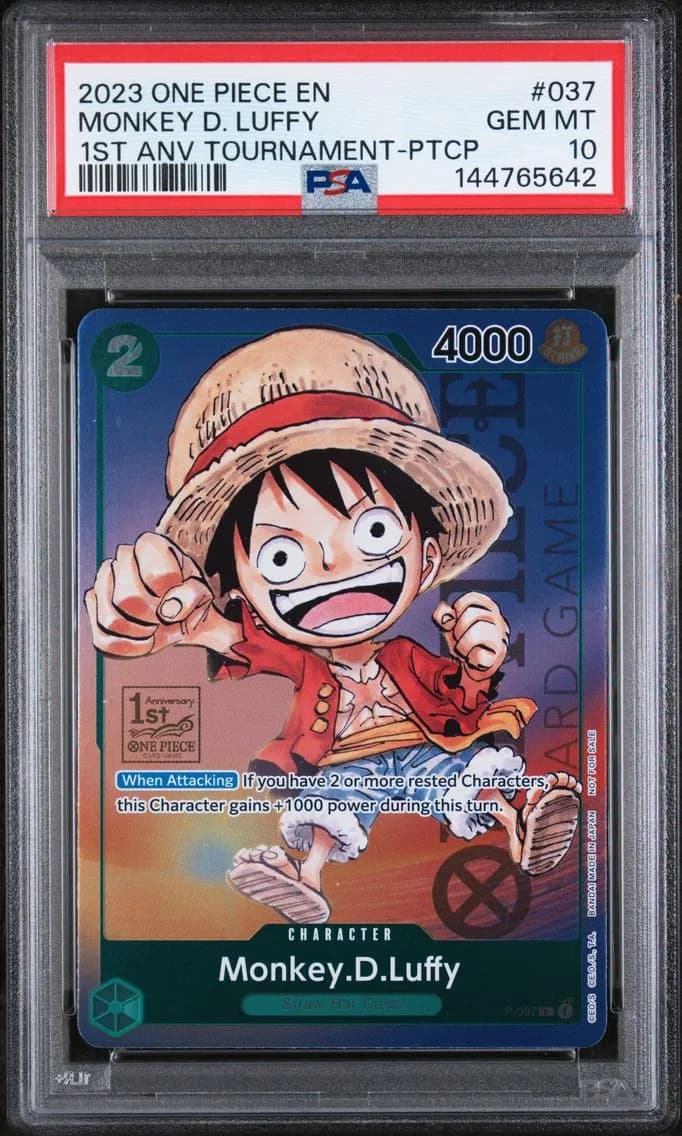 2023 #037 Monkey D. Luffy PSA 10