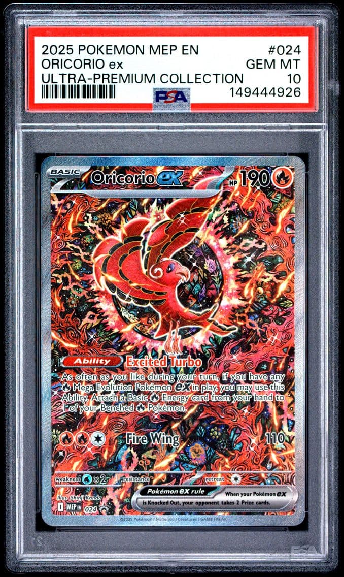 2025 #024 Oricorio EX PSA 10 Mep