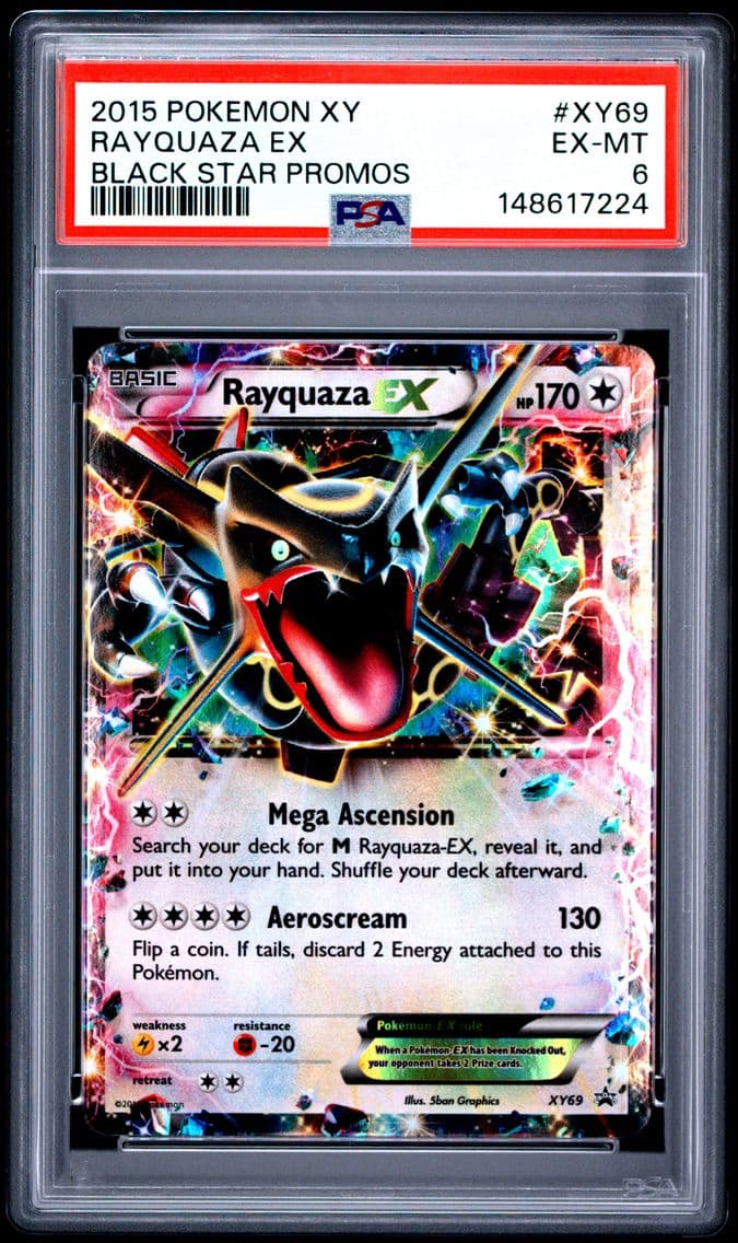 2015 #XY69 Rayquaza EX PSA 6 XY 