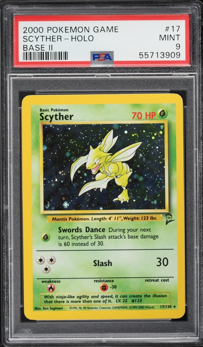 Base Set 2 Holo Scyther MINT