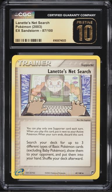 Pokemon EX Sandstorm Lanette's Net Search #87
