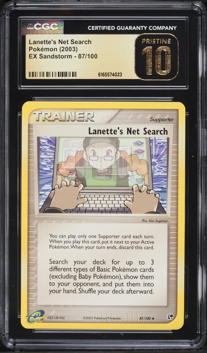 Pokemon EX Sandstorm Lanette's Net Search #87
