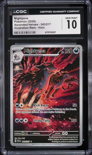 Pokemon Mega Evolution Ascended Heroes IR Mightyena #243
