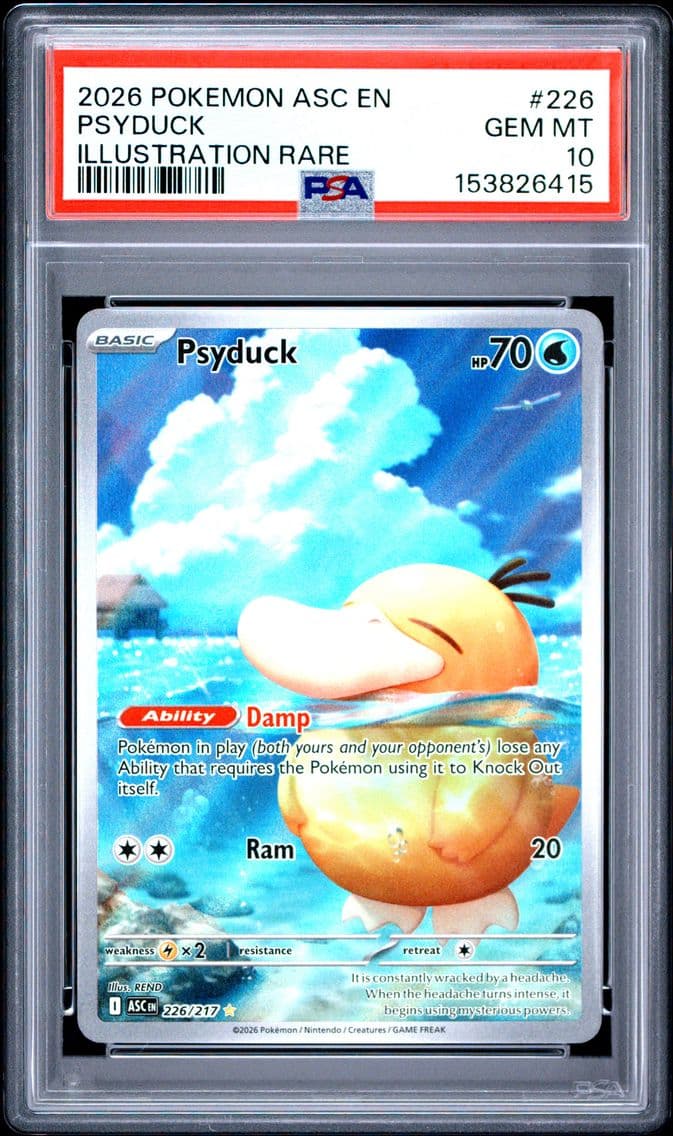 2026 #226 Psyduck PSA 10 Asc EN-