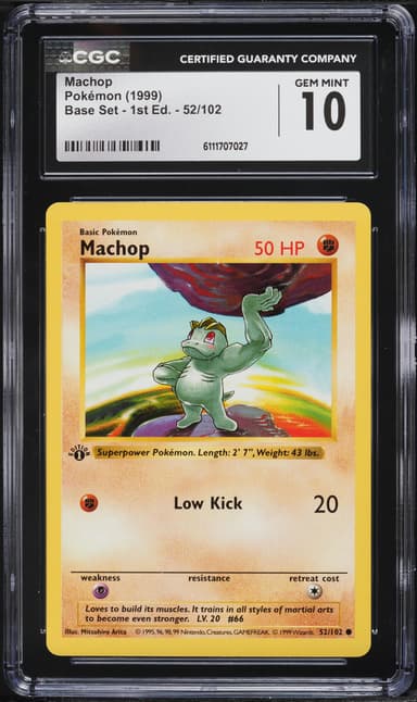 Machop 1st Edition