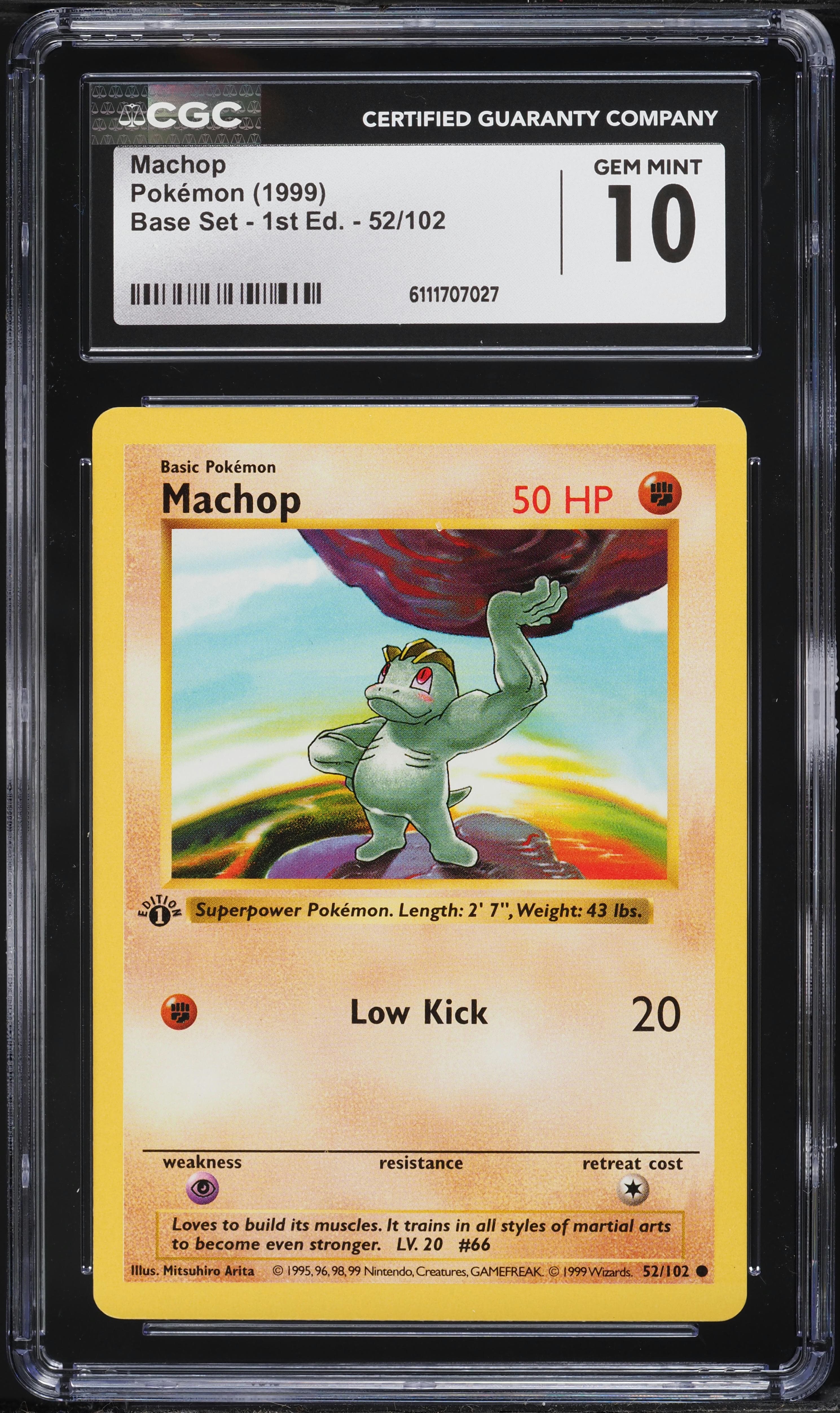 Machop 1st Edition