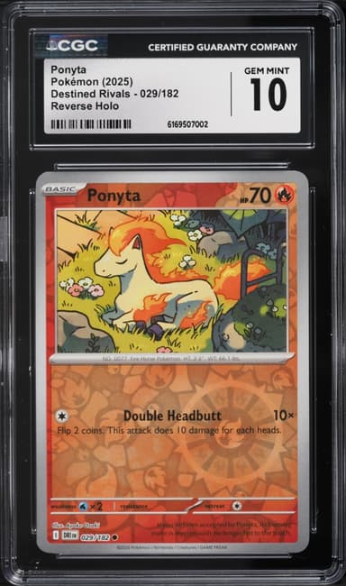 Pokemon SV Destined Rivals Reverse Holo Ponyta #29