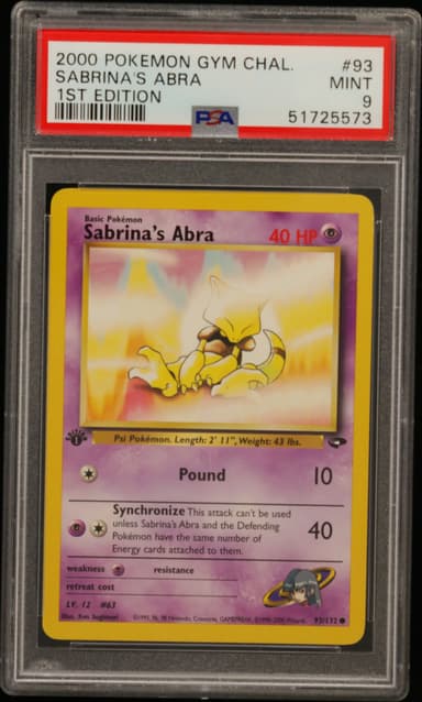 Sabrina's Abra 1st Edition