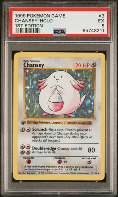 Chansey-Holo 1st Edition