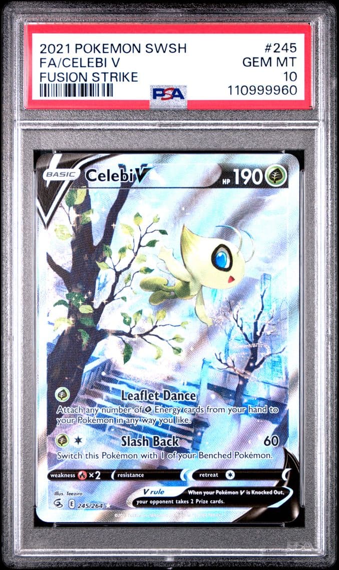 2021 #245 Full Art/Celebi V PSA 