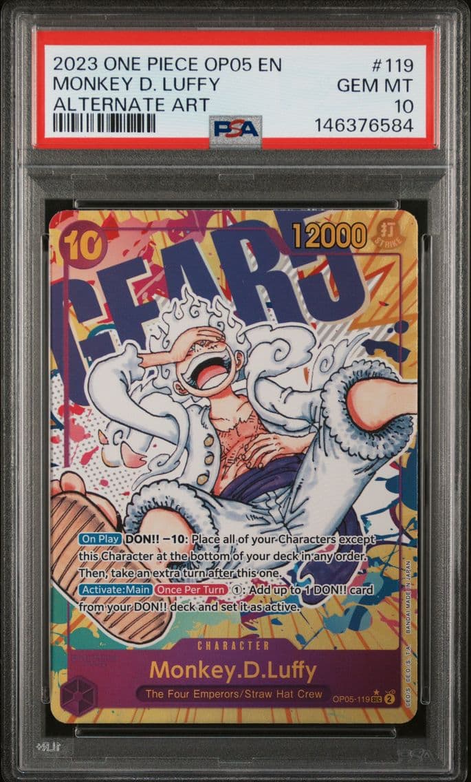 2023 #119 Monkey D. Luffy PSA 10