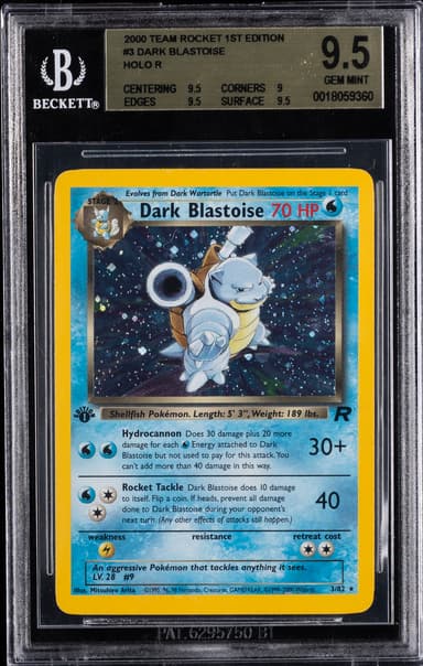 Dark Blastoise-Holo 1st Edition