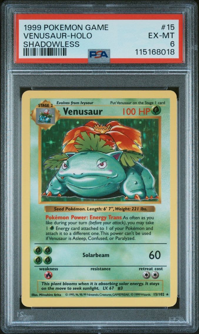 1999 #15 Venusaur-Holo Shadowles
