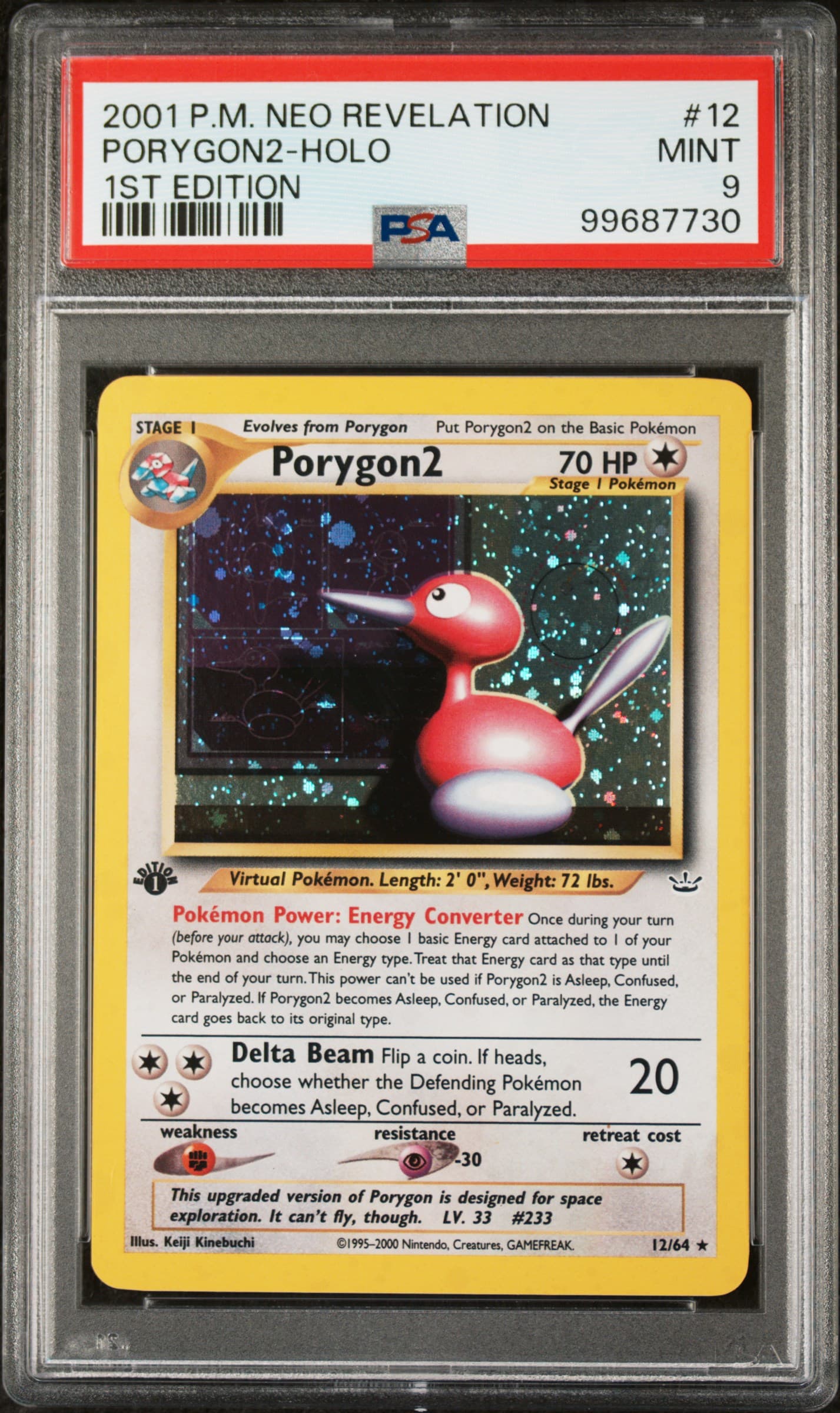 PORYGON2-Holo 1st Edition
