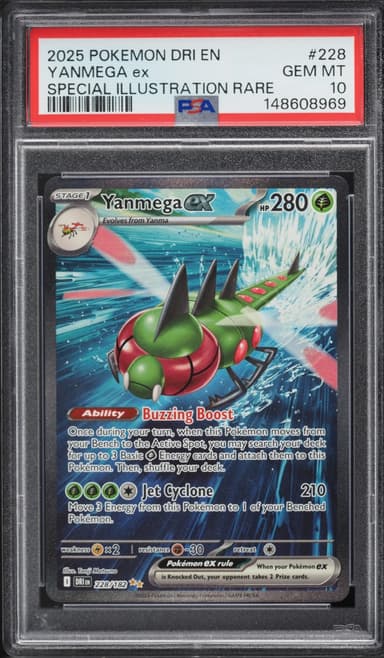 Pokemon Scarlet & Violet Destined Rivals SIR Yanmega EX #228