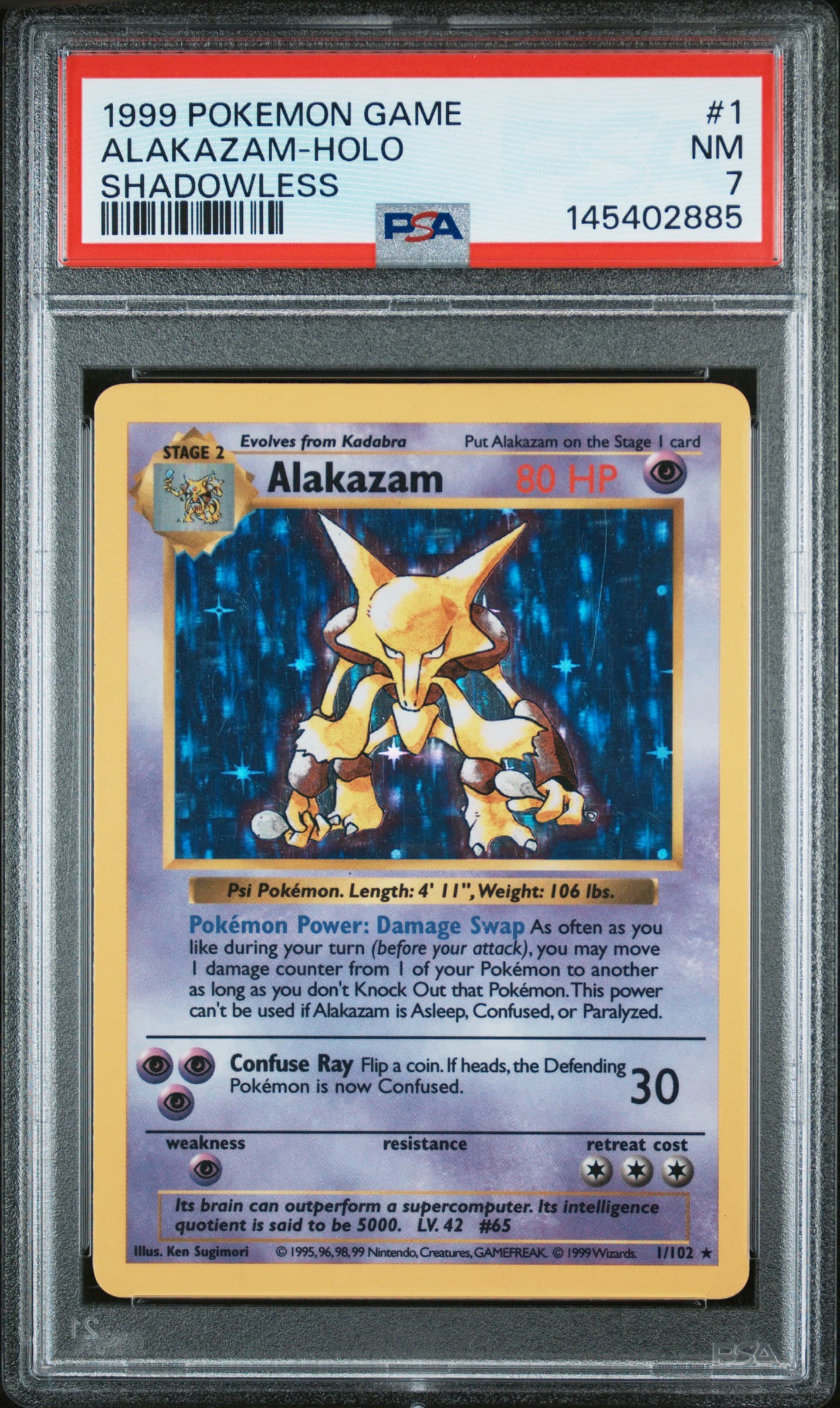 Alakazam-Holo Shadowless