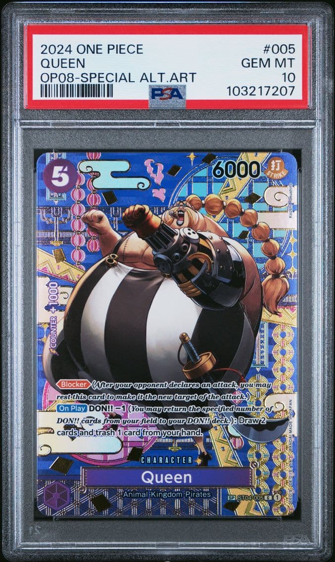 2024 #005 Queen PSA 10 OP08-Two 