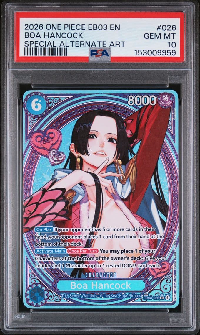 2026 #026 Boa Hancock PSA 10 One