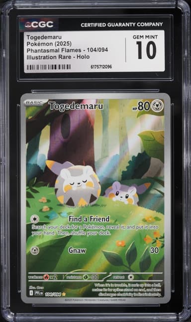 Pokemon Mega Evolution Phantasmal Flames IR Togedemaru #104