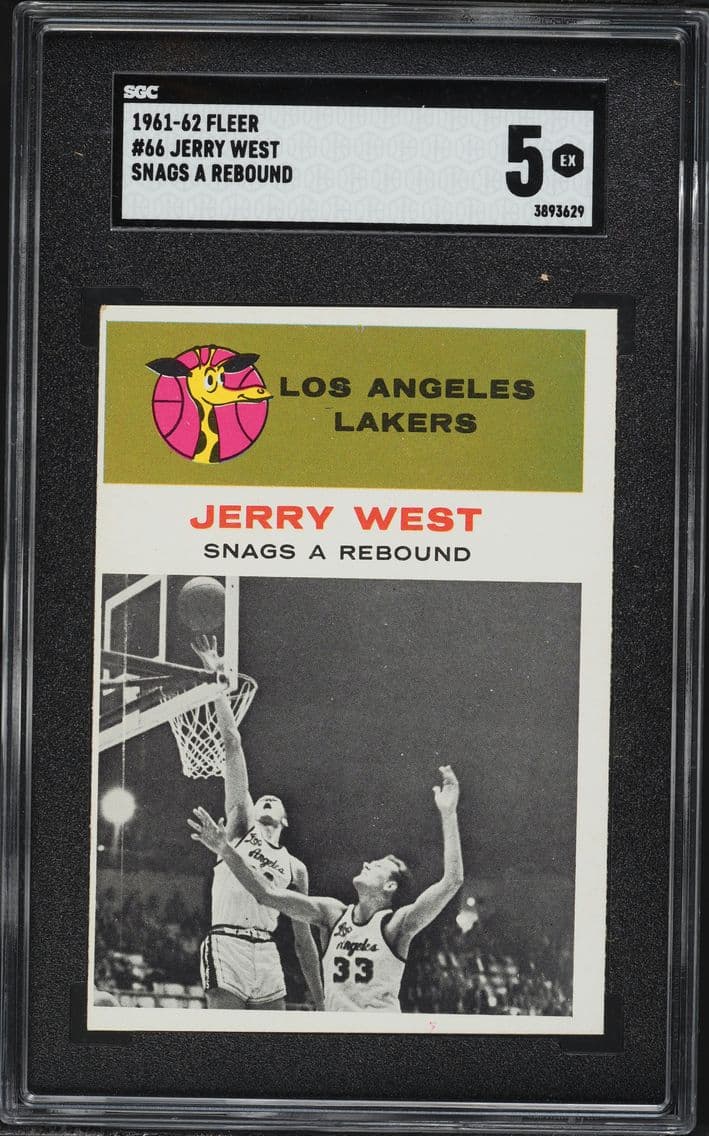 1961 #66 Jerry West SGC 5 Fleer