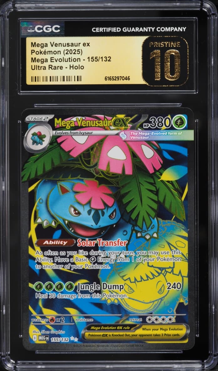 Pokemon Mega Evolution Full Art Mega Venusaur Ex #155