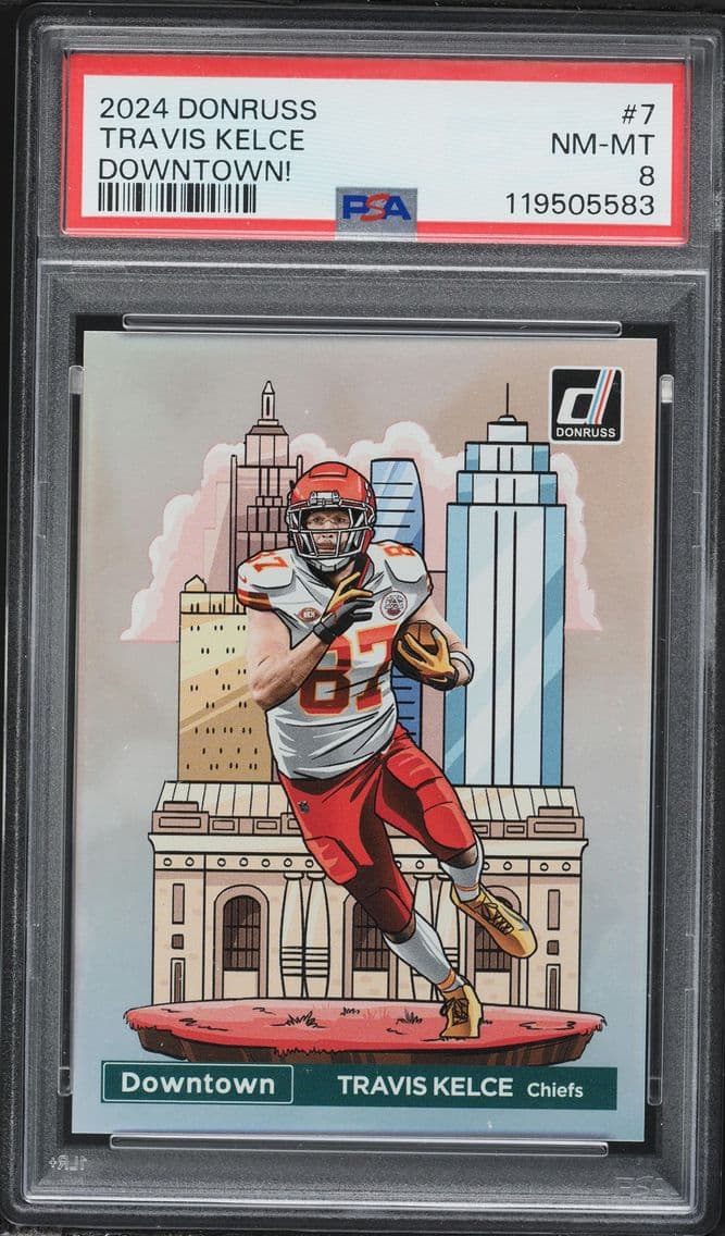 2024 #7 Travis Kelce PSA 8 Panin