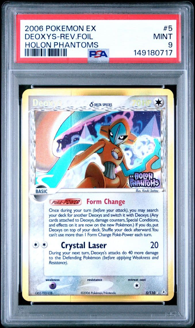 2006 #5 Deoxys-Reverse Foil PSA 