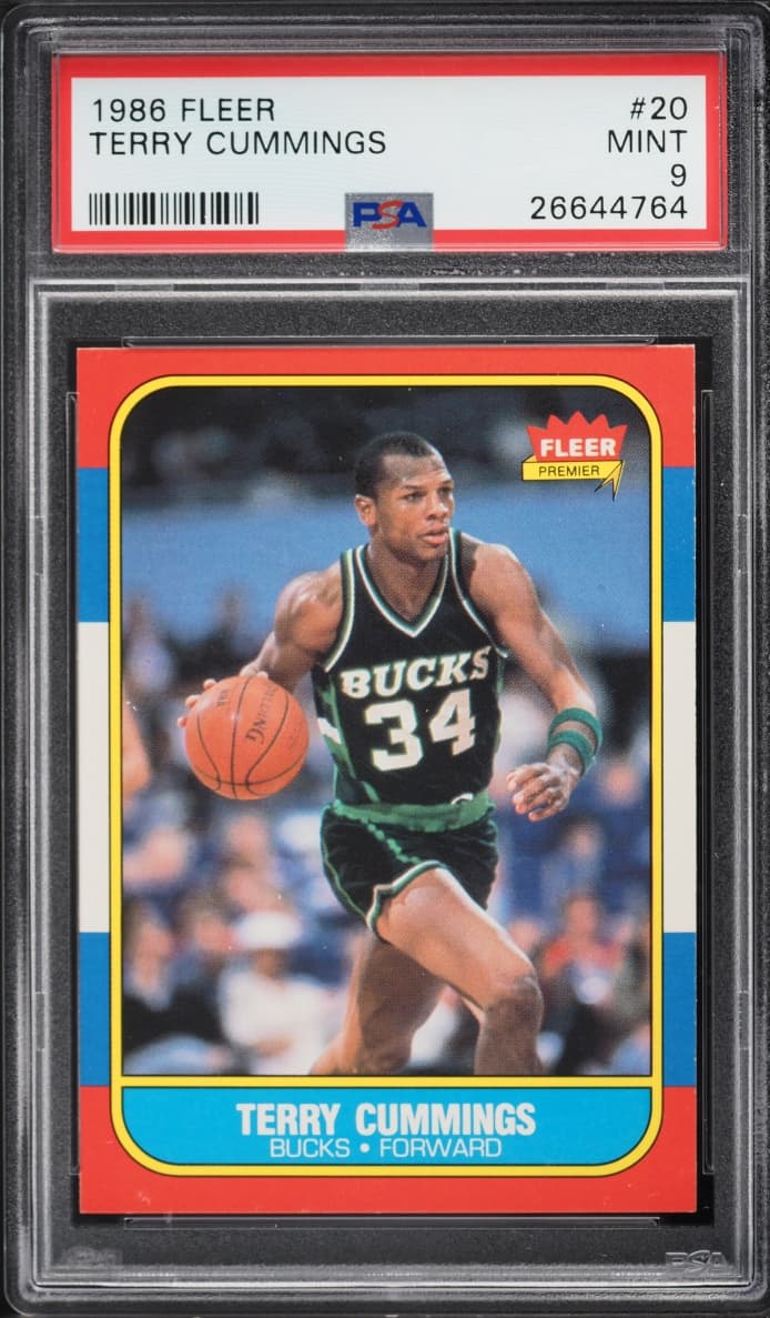 Fleer Basketball Terry Cummings #20