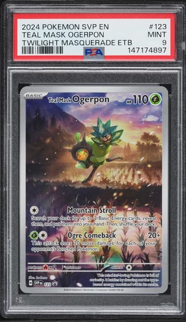 Pokemon SV Promo Twilight Masquerade ETB Alt Art Teal Mask Ogerpon #123