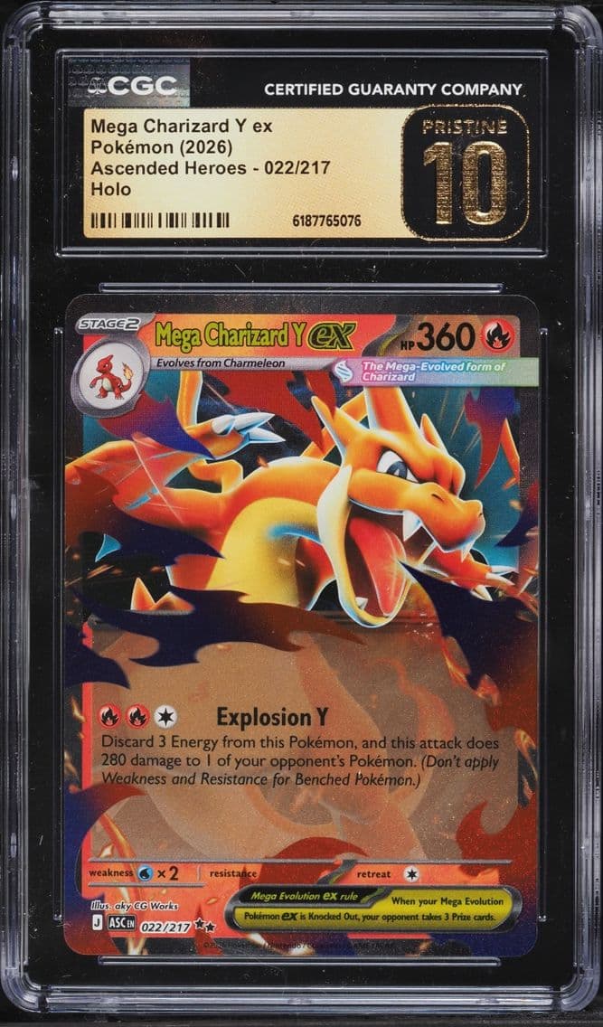 2026 #22 Mega Charizard Y EX CGC