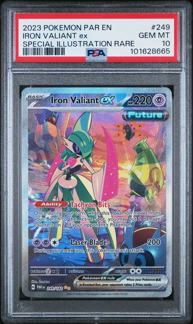 2023 #249 Iron Valiant EX PSA 10