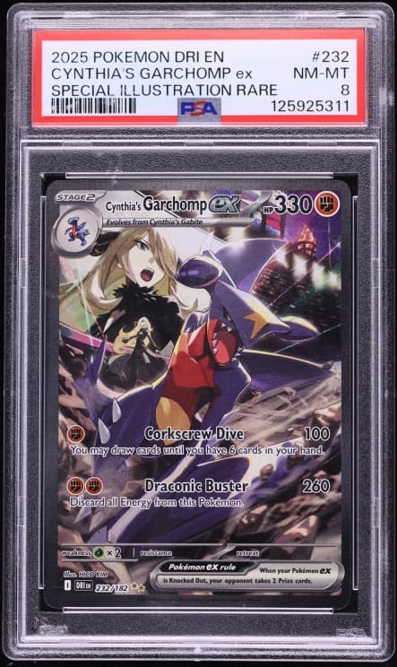 Scarlet & Violet Destined Rivals SIR Cynthia's Garchomp EX NM-MT