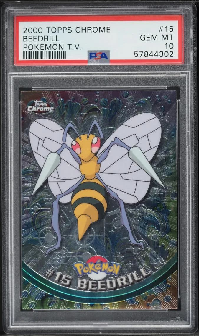 2000 #15 Beedrill PSA 10 Topps C