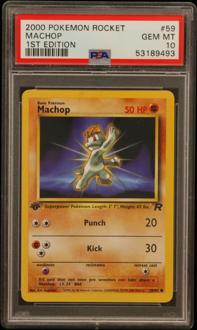 Machop 1st Edition