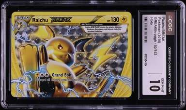 Pokemon XY BREAKthrough Holo Raichu BREAK #50