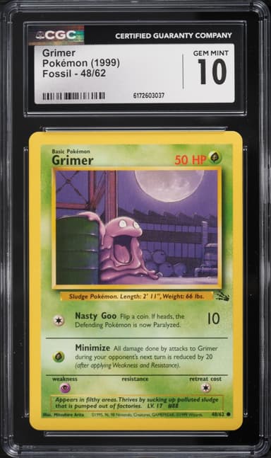 Pokemon Fossil Grimer #48