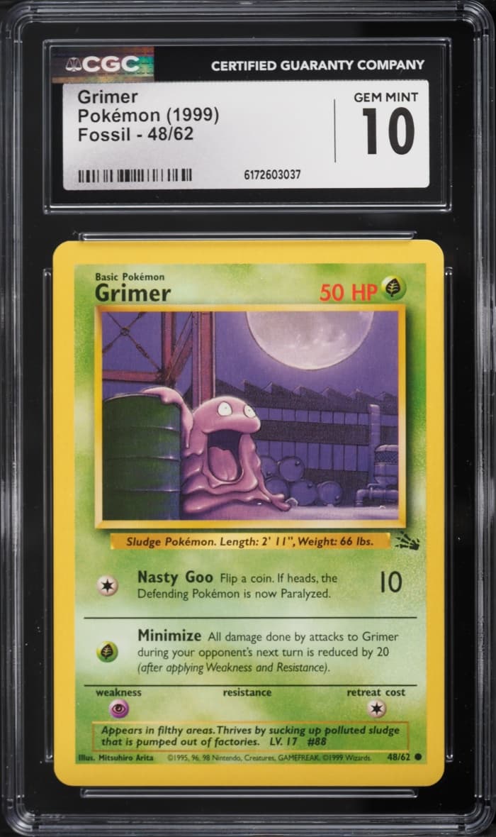 Pokemon Fossil Grimer #48