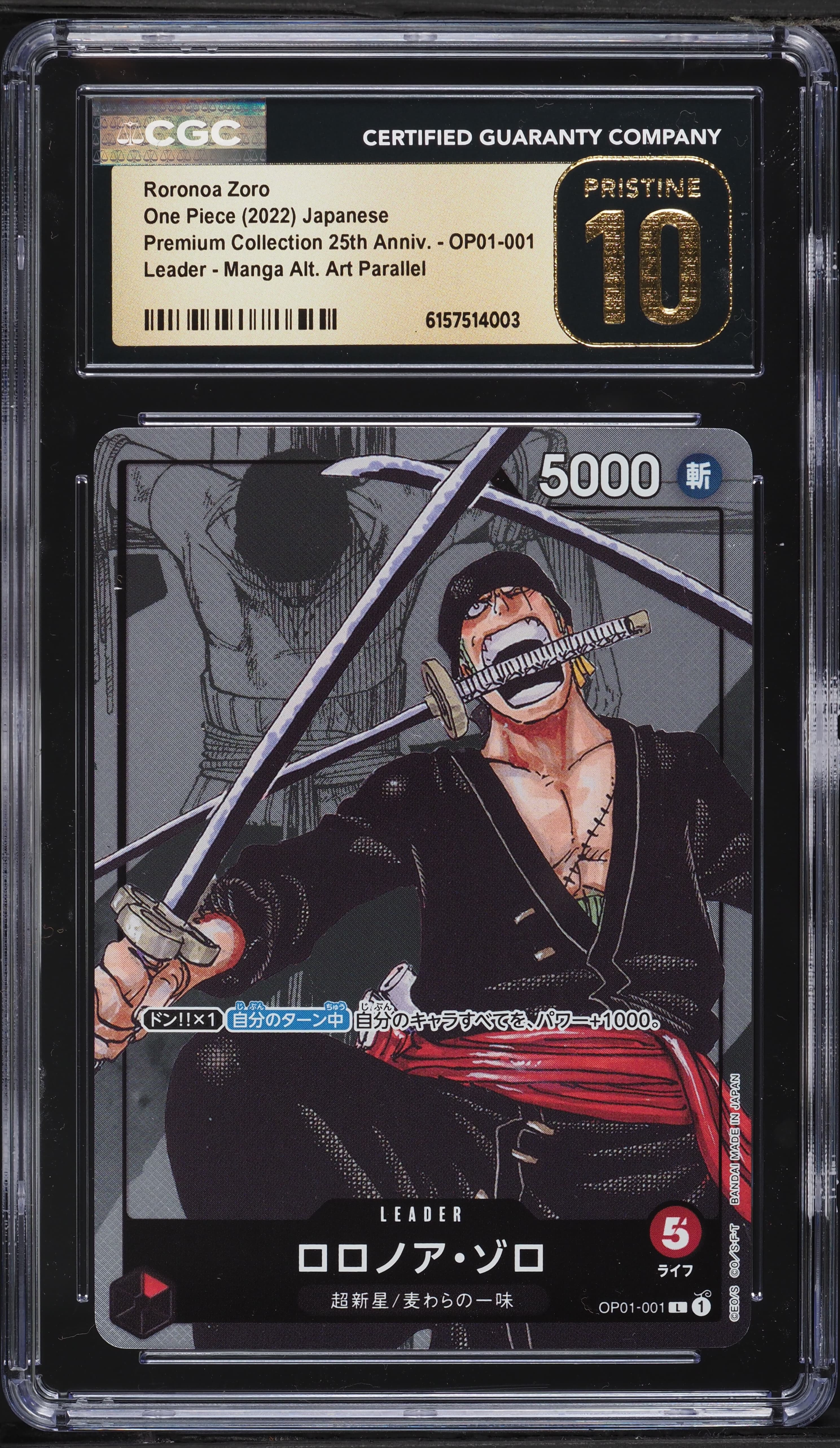 Alt Art Leader Roronoa Zoro