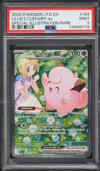 Pokemon Scarlet & Violet Journey Together SIR Lillie's Clefairy ex #184