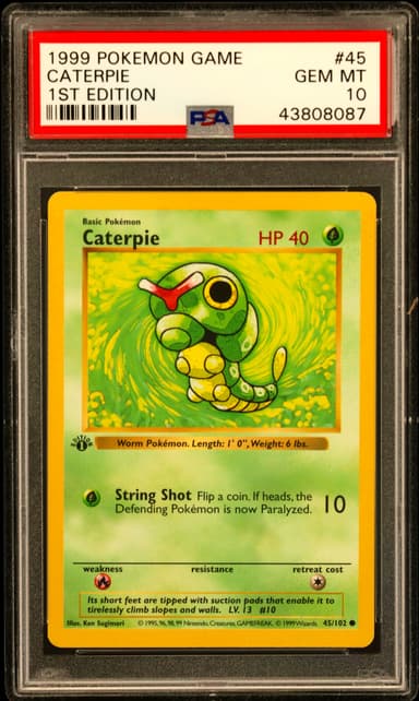 Caterpie 1st Edition