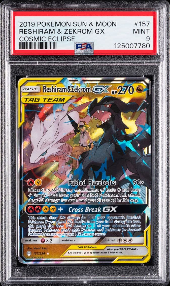 2019 #157 Reshiram & Zekrom GX P