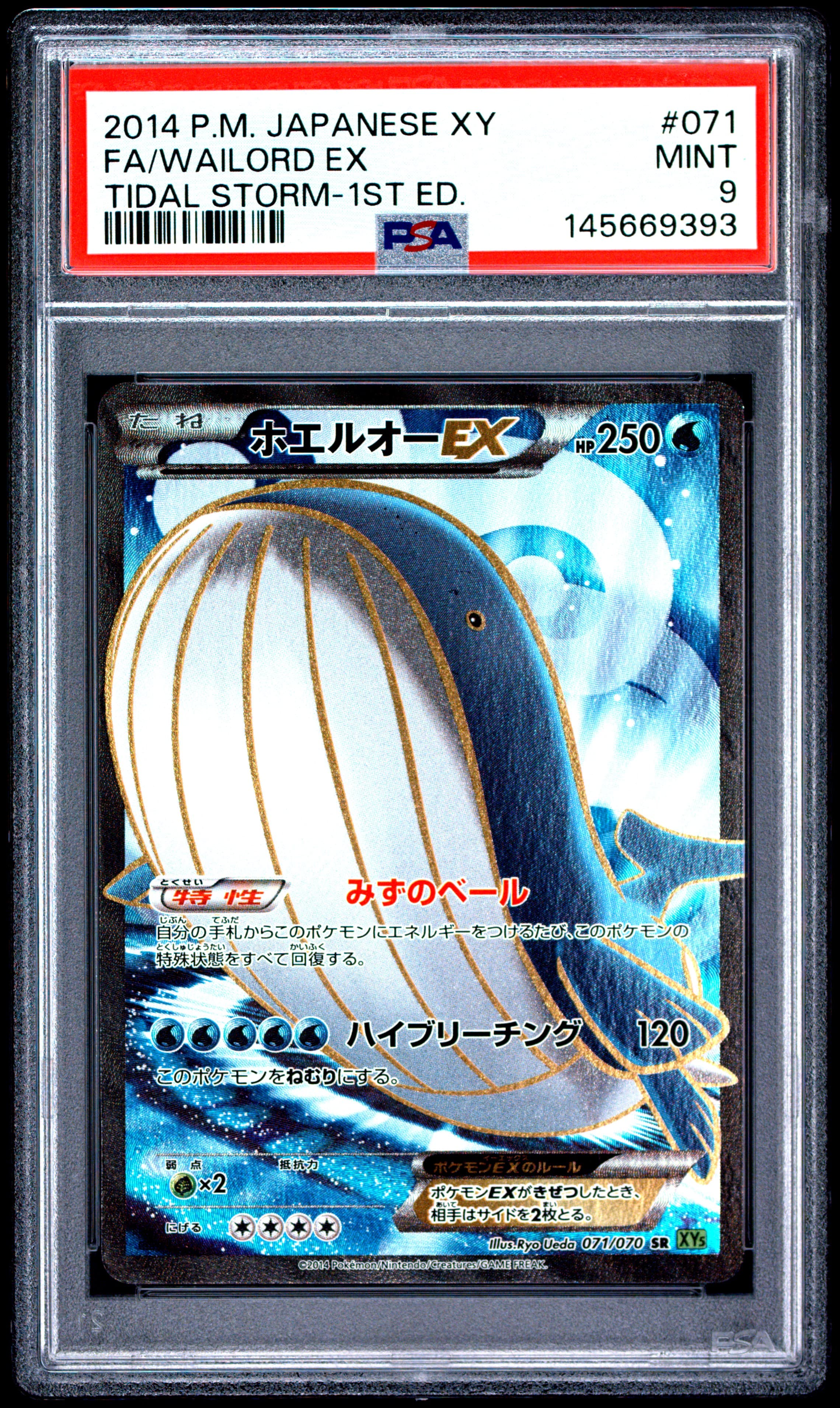 Full Art/Wailord EX 1st Edition