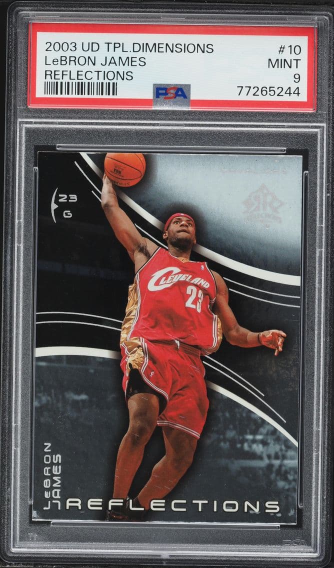 2003 #10 LeBron James PSA 9 Uppe