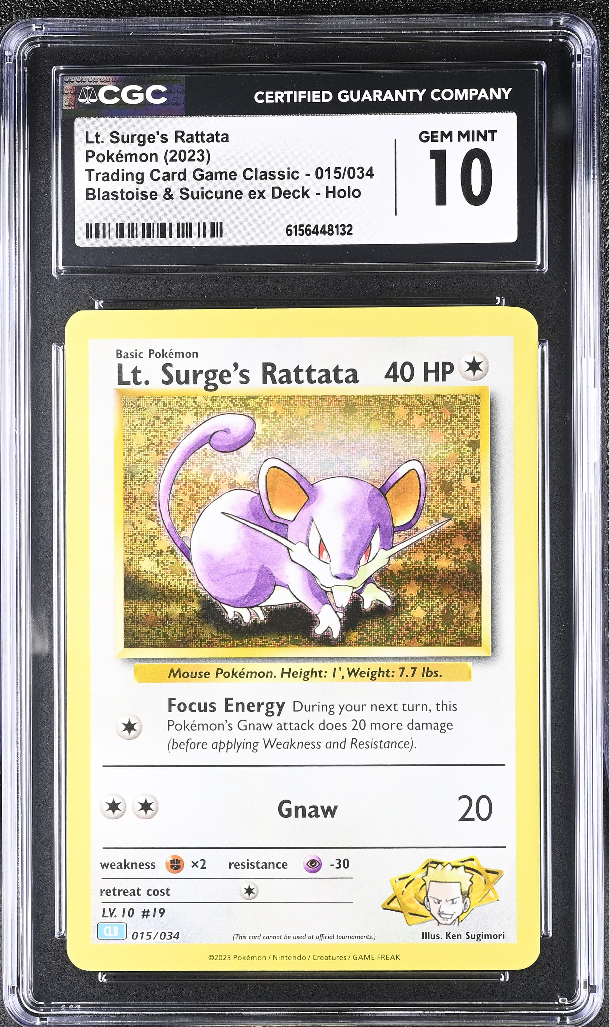 Lt. Surge's Rattata