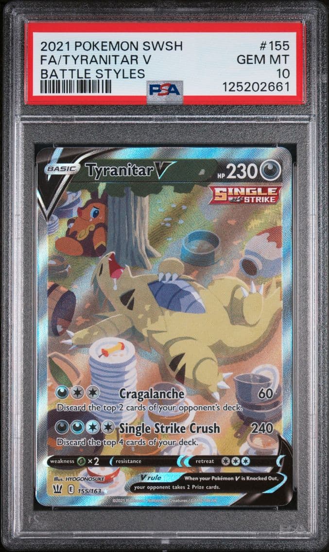 2021 #155 Full Art/Tyranitar V P