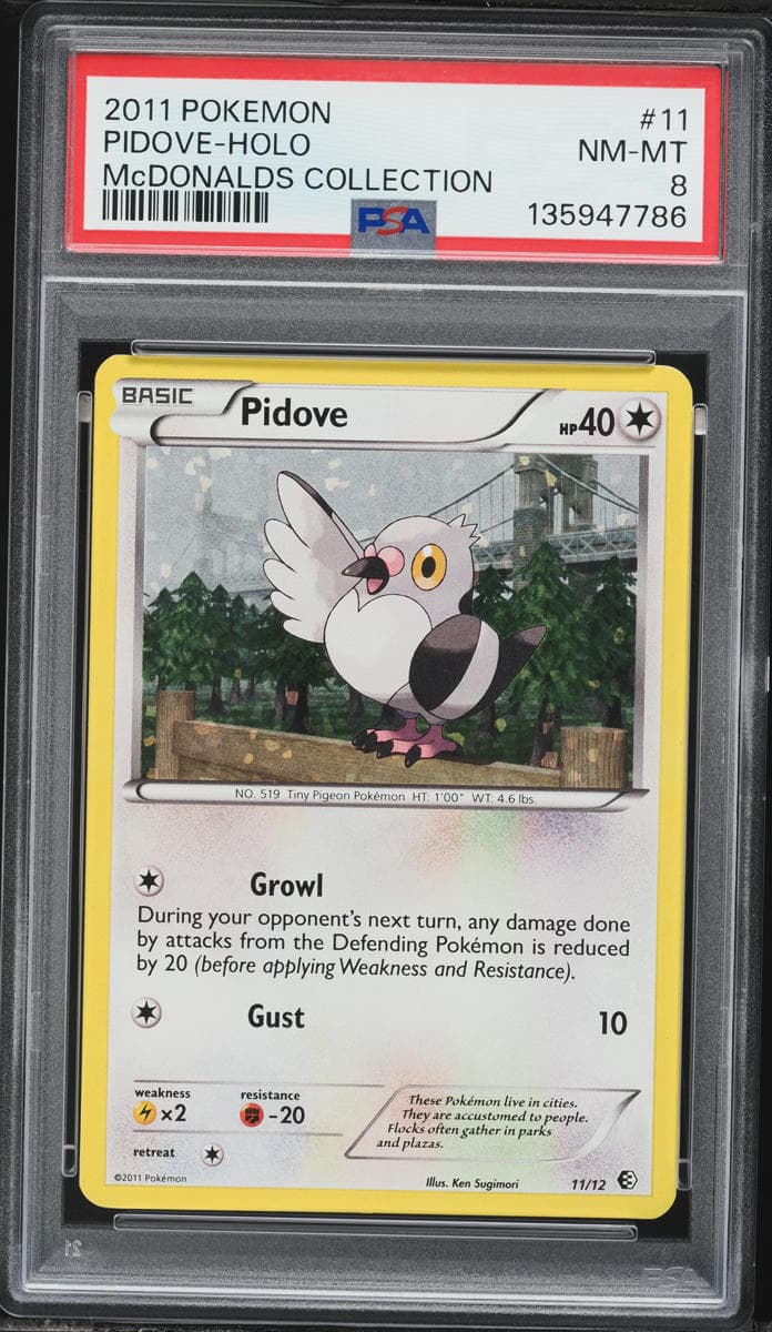 Pokemon McDonald's Collection Holo Pidove #11