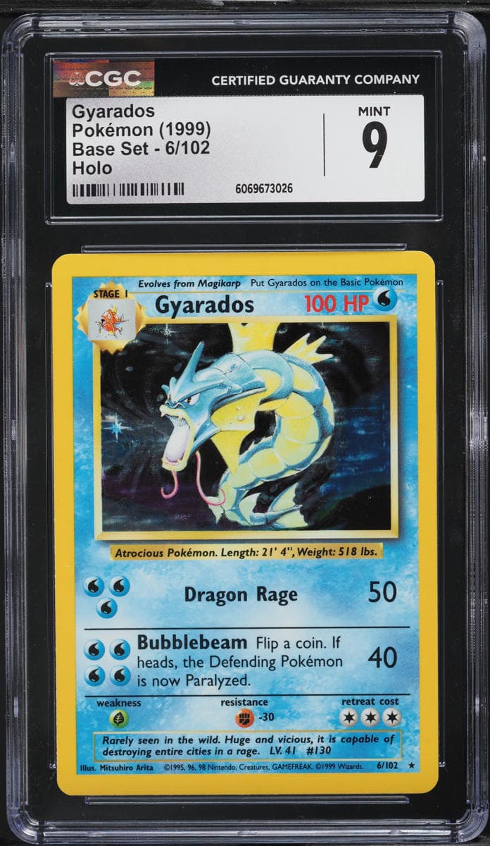 Pokemon Base Set Holo Gyarados #6