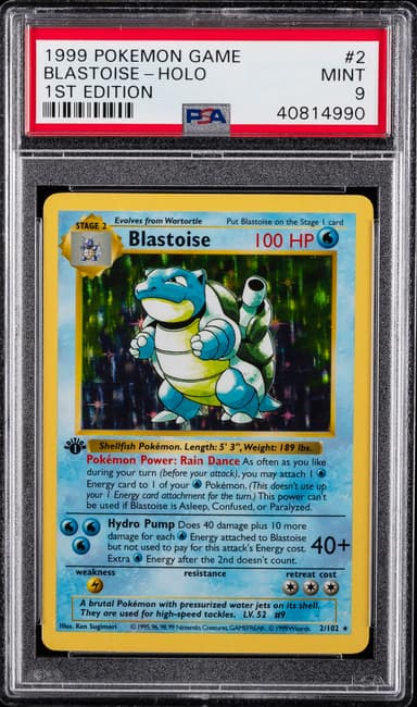 Blastoise-Holo 1st Edition