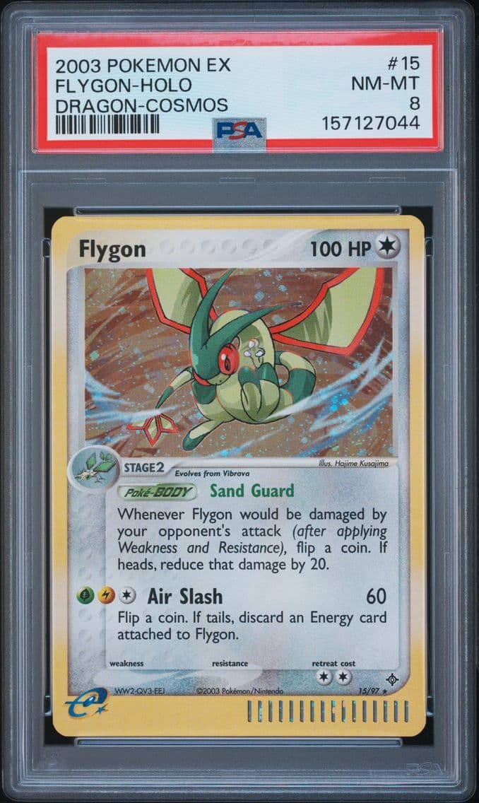 2003 #15 Flygon-Holo PSA 8 EX Dr